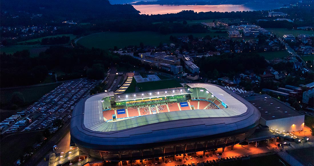 Wörthersee Stadion Klagenfurt Luftaufnahme - Fotograf Gert Steinthaler